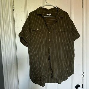 Madewell button down short sleeve